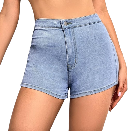 High Waisted Stretchy Sexy Butt-Lifting Hot Denim Shorts