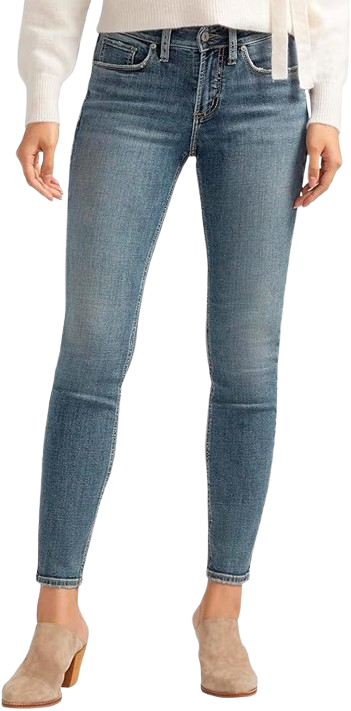 Women's Suki Mid Rise Curvy Fit Skinny Jeans